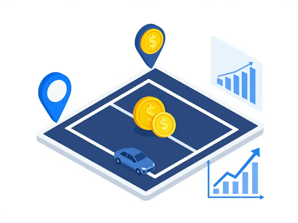 diagramme critères achat d'une place de parking rentable