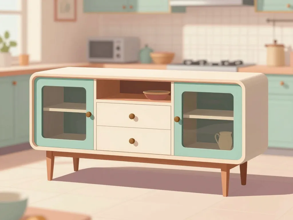 buffet mado rare détails années 50