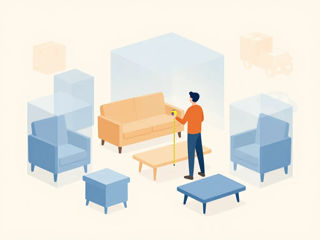 calculer le volume pour demenagement estimation pièce meubles