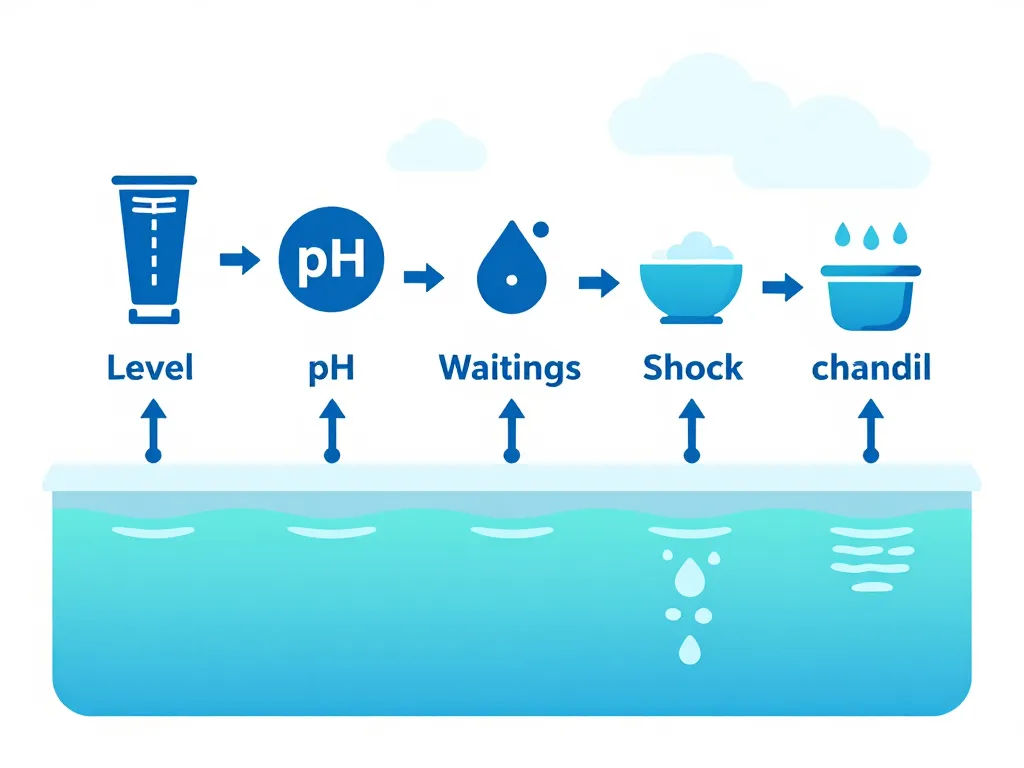chlore choc et ph moins en même temps schéma utilisation correcte