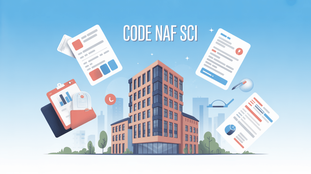 illustration centrale code naf sci creation SCI