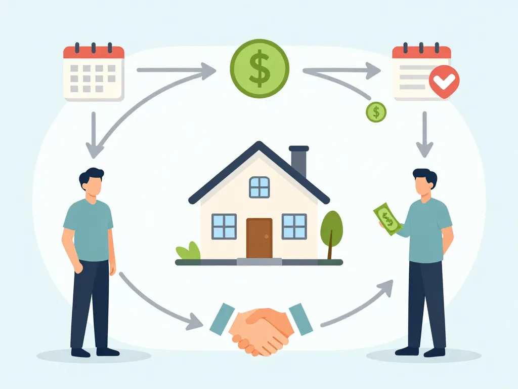 credit vendeur pour une maison diagramme principe achat