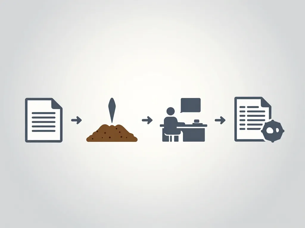etude de sol g1 étapes timeline processus