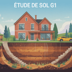 etude de sol g1 illustration strates maison