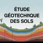 etude geotechnique des sols coupe stylisee fondations