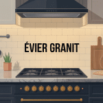 illustration évier granit inconvénient aspects quotidiens