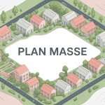 exemple de plan masse terrain stylisé