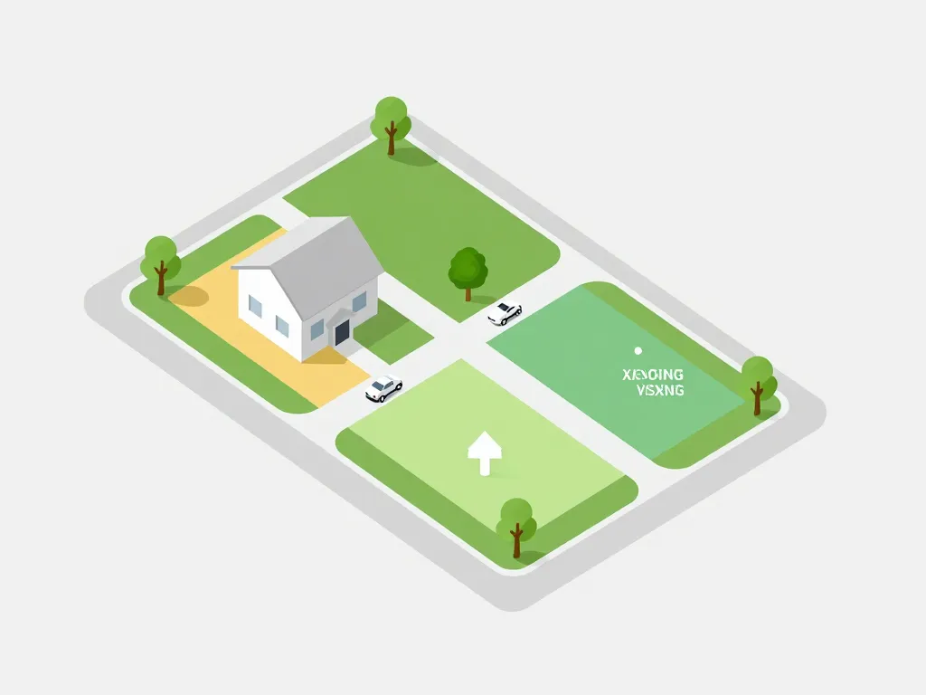 exemple de plan masse vue 3D isométrique