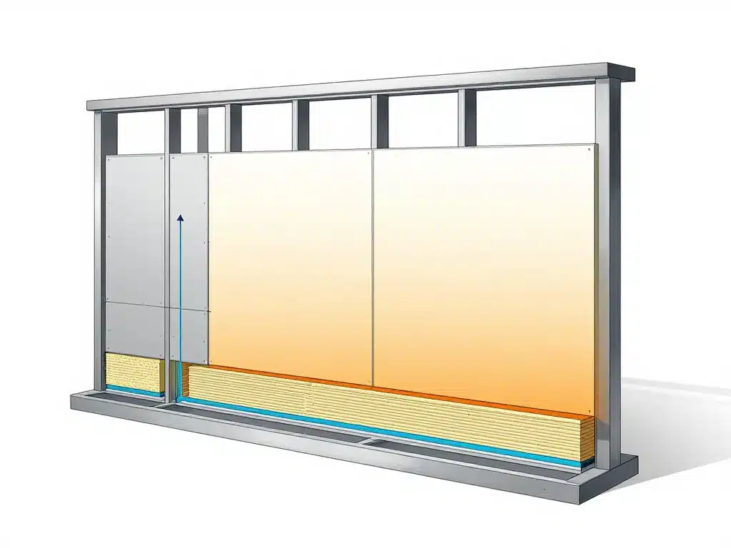 Schema structure isolation exterieur maison phenix ossature metal