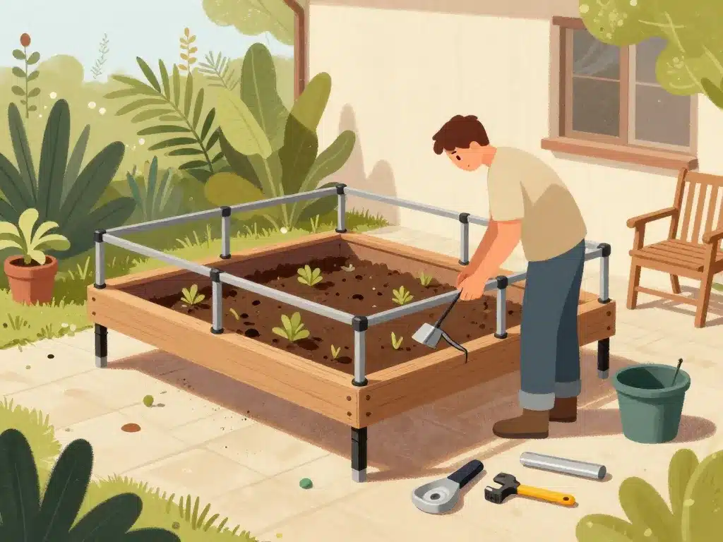 kit terrasse sur pilotis montage garde-corps entretien