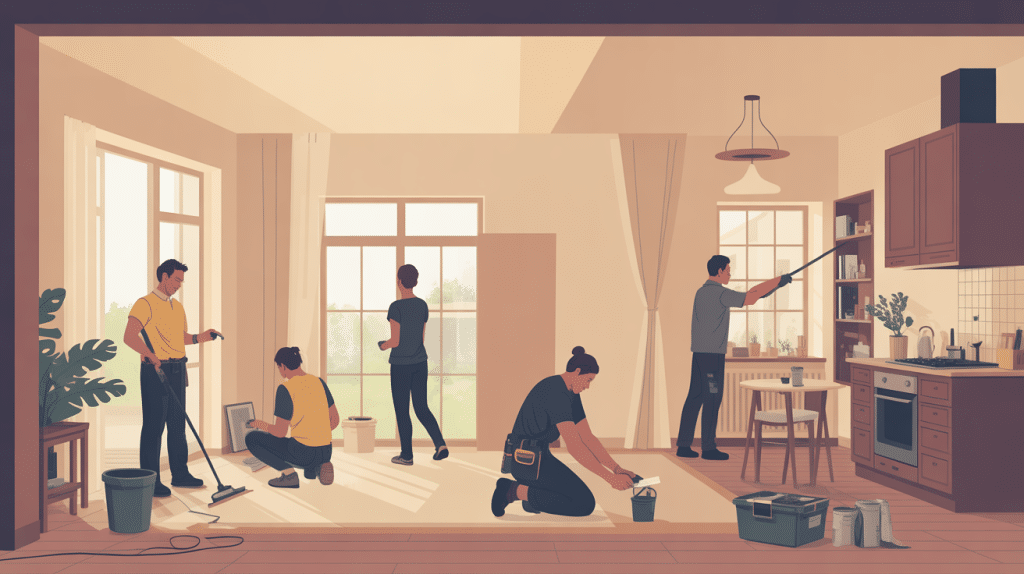 Scène conviviale maison-chaleureuse.com travaux rénovation