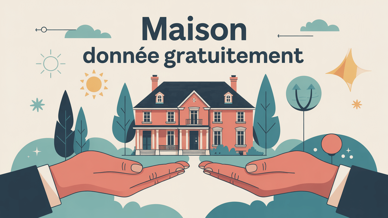 maison donner gratuitement illustration mains