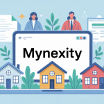 Illustration mynexity espace client immobilier digital