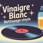 nettoyer vinyle vinaigre blanc disque propre flacon