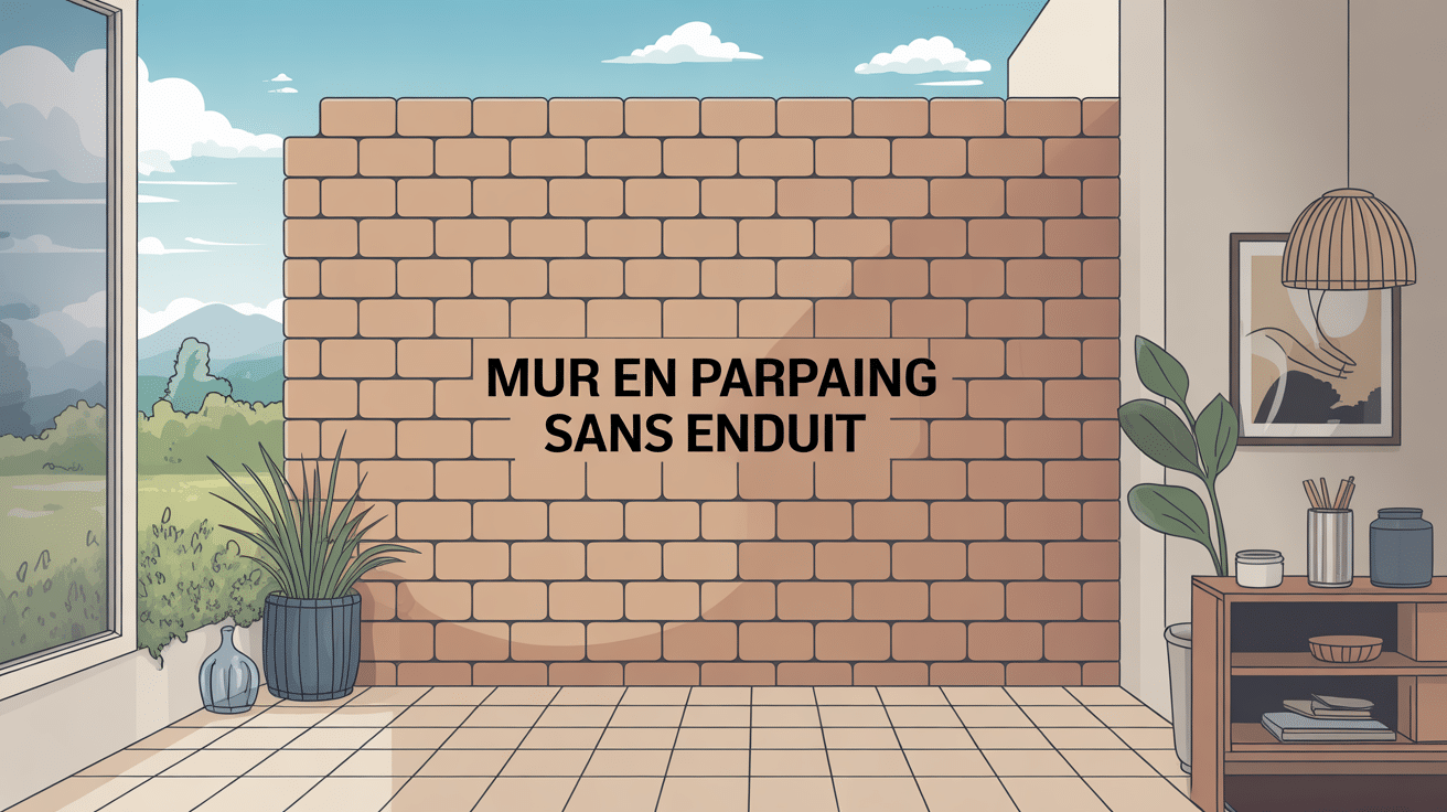peut on laisser un mur en parpaing sans enduit mur brut intempéries