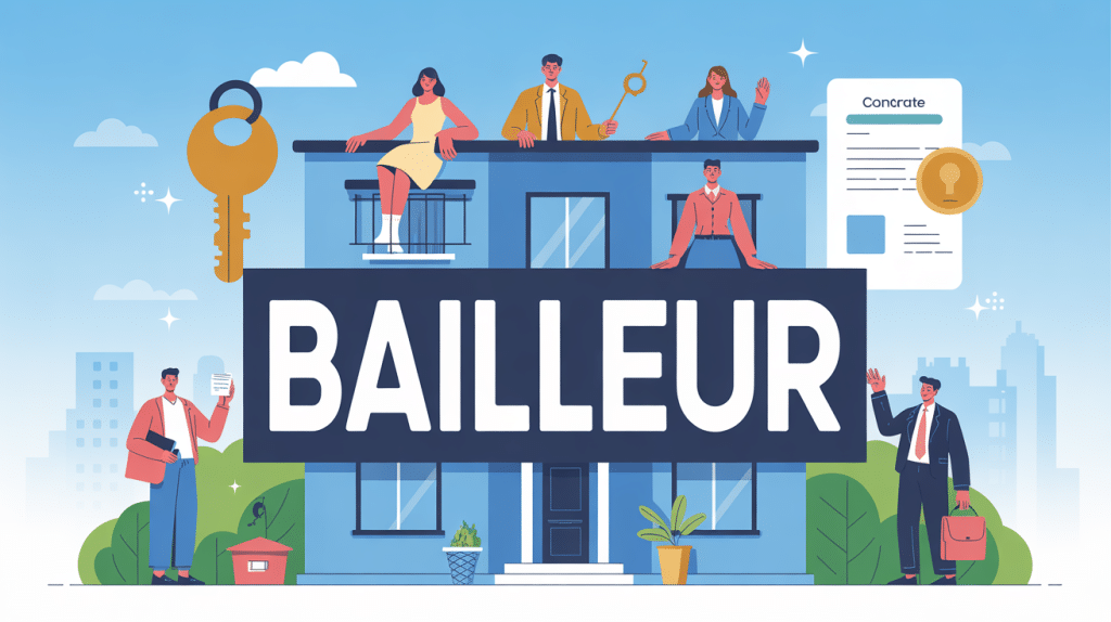 qu est ce qu un bailleur illustration bailleur locataire agent