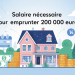 Illustration calcul quel salaire pour emprunter 200 000 euros et maison