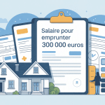 Quel salaire pour emprunter 300 000 euros, dossier crédit immobilier épuré