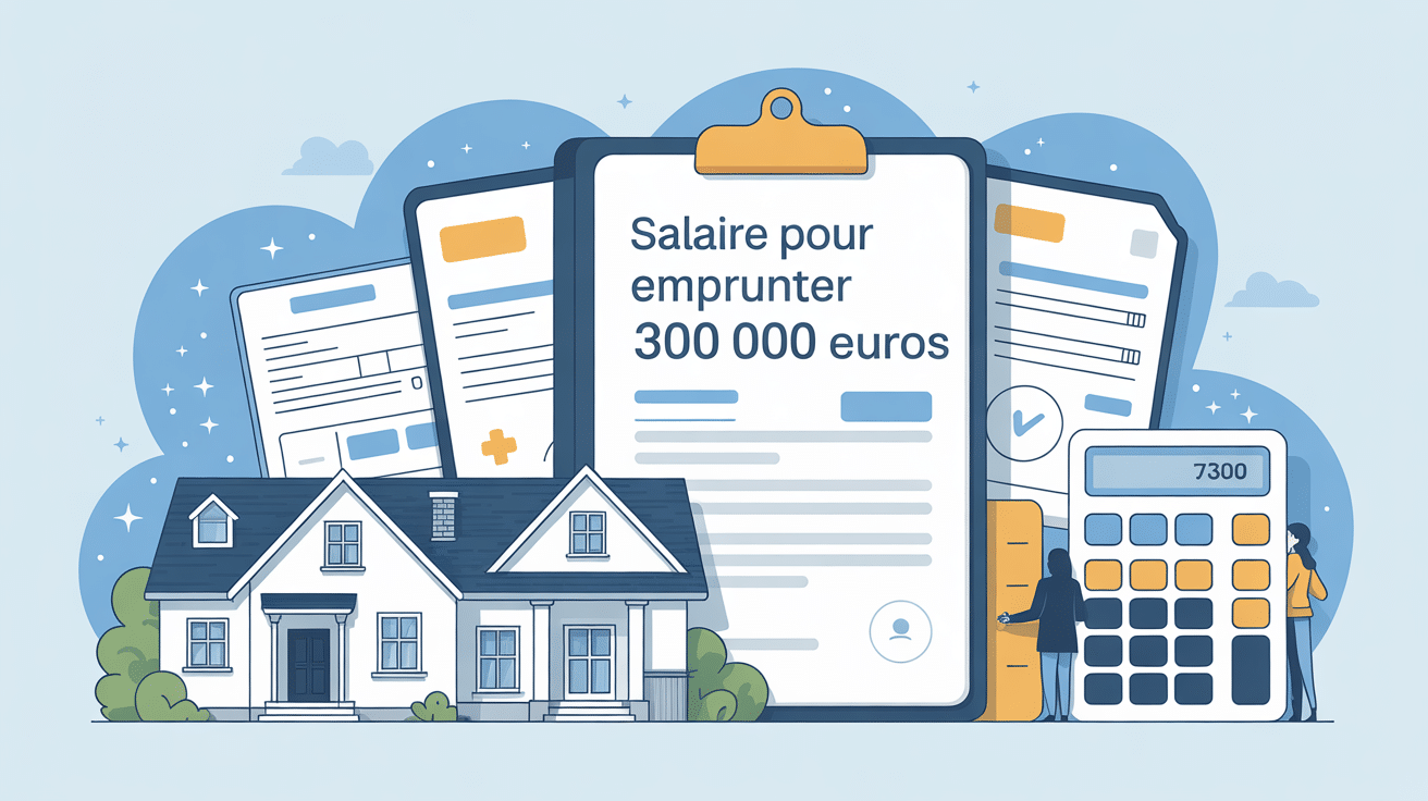 Quel salaire pour emprunter 300 000 euros, dossier crédit immobilier épuré