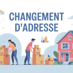 qui prévenir pour un déménagement illustration vectorielle