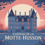 Qui sont les propriétaires du château de la Motte Husson illustration néogothique