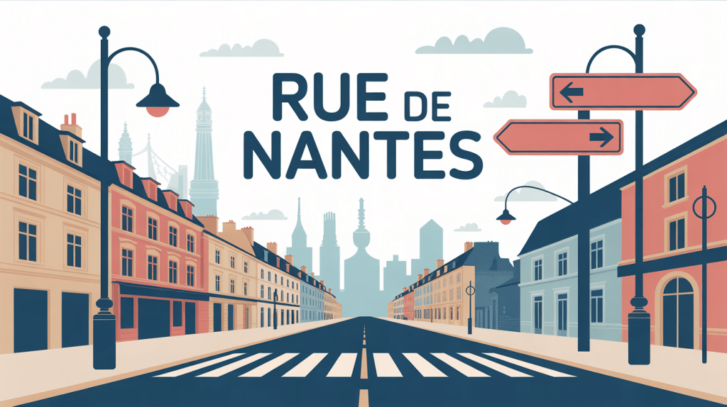 carrefour stylisé rue de nantes plusieurs villes