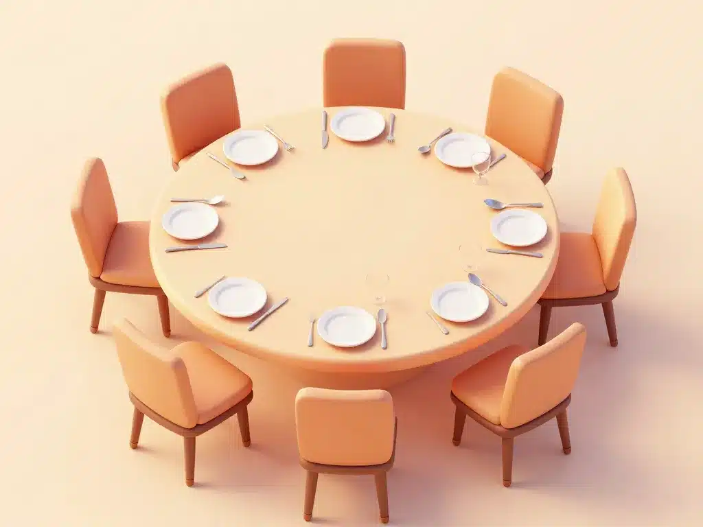 table ronde 180 cm combien de personnes illustration 8 assises