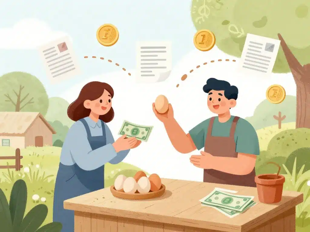 taxe sur les poules fiscalité vente œufs petite activité