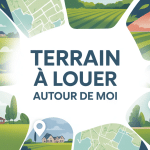 illustration terrain a louer autour de moi différents types de terrains