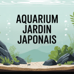 illustration transformer un aquarium en jardin japonais zen