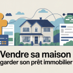 Illustration vendre sa maison et garder son prêt