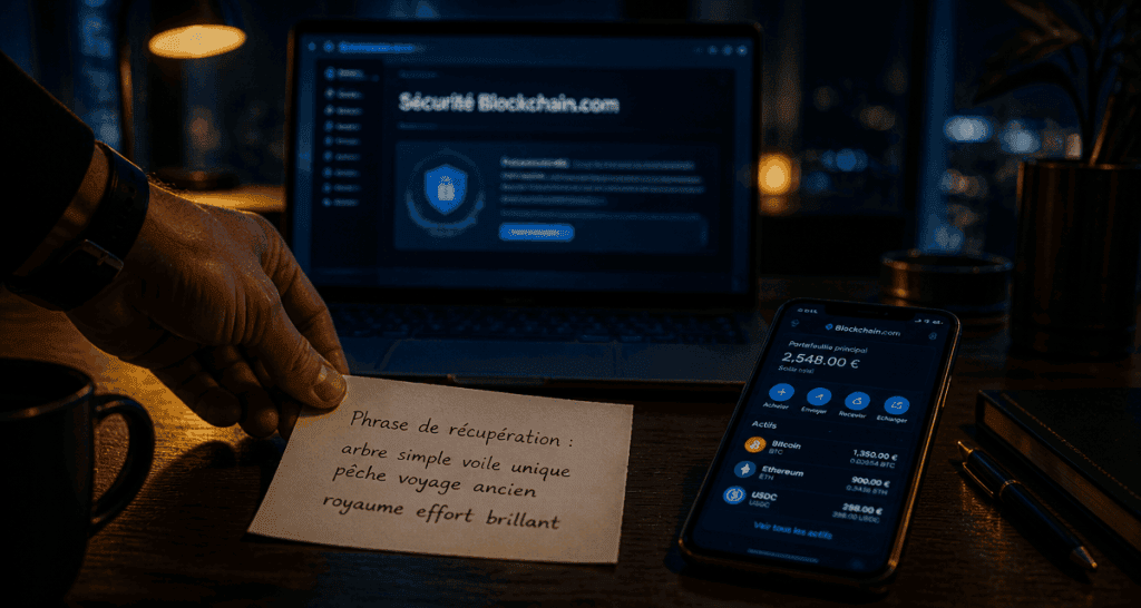 blockchain.com avis application sécurité portefeuille