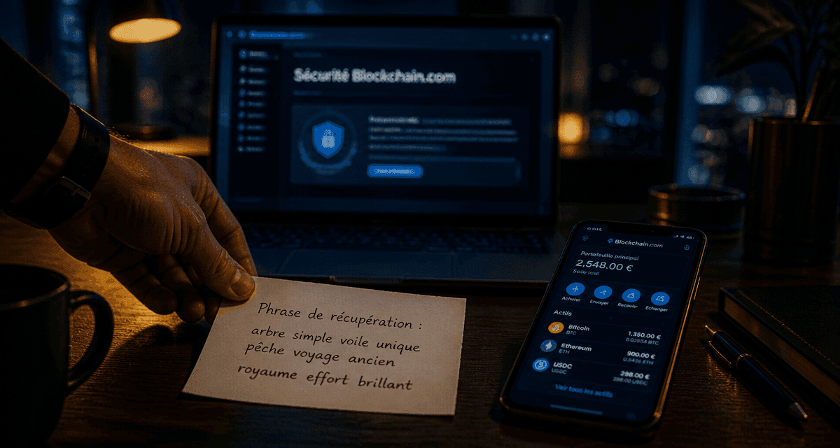 blockchain.com avis application sécurité portefeuille