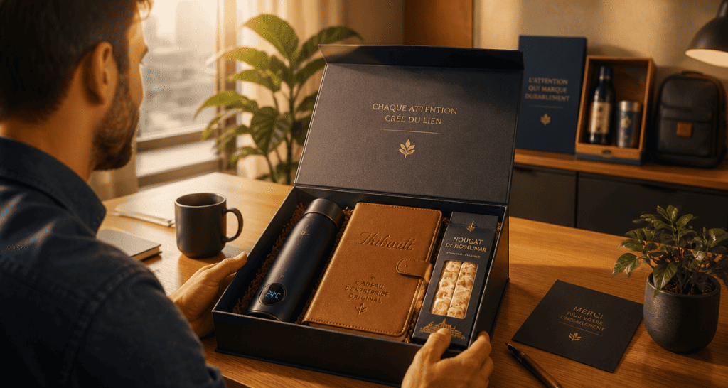 cadeau entreprise original coffret élégant