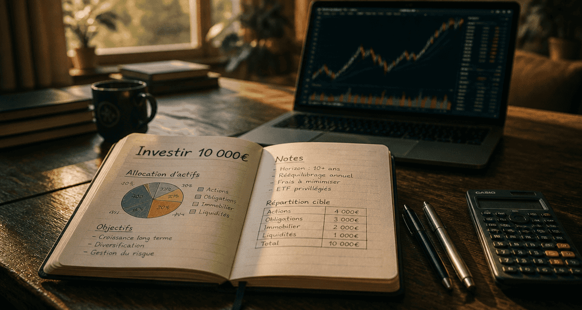 comment investir 10000 euros carnet allocation actifs