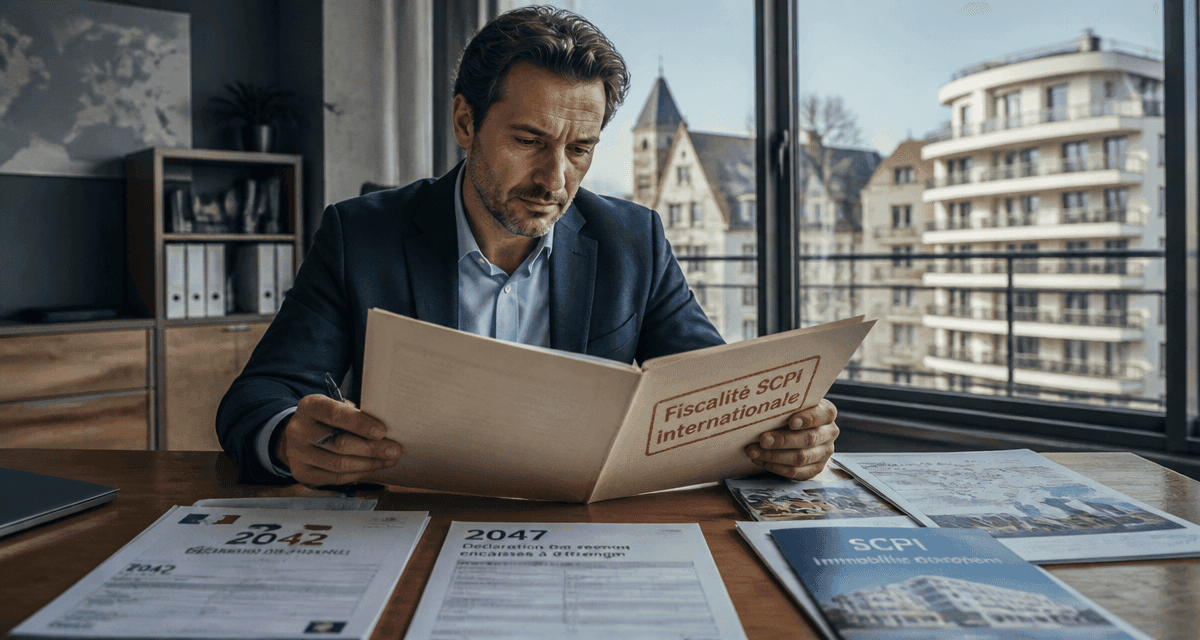 Fiscalité SCPI étrangère documents fiscaux européens