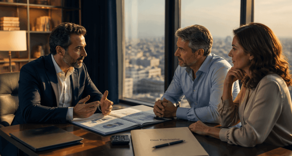 gan patrimoine avis discussion conseiller couple