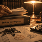 garage frais de notaire dossier clés calculatrice