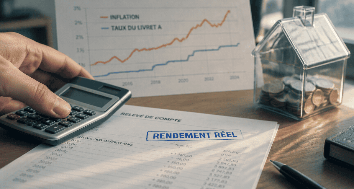 inflation livret a calcul rendement réel