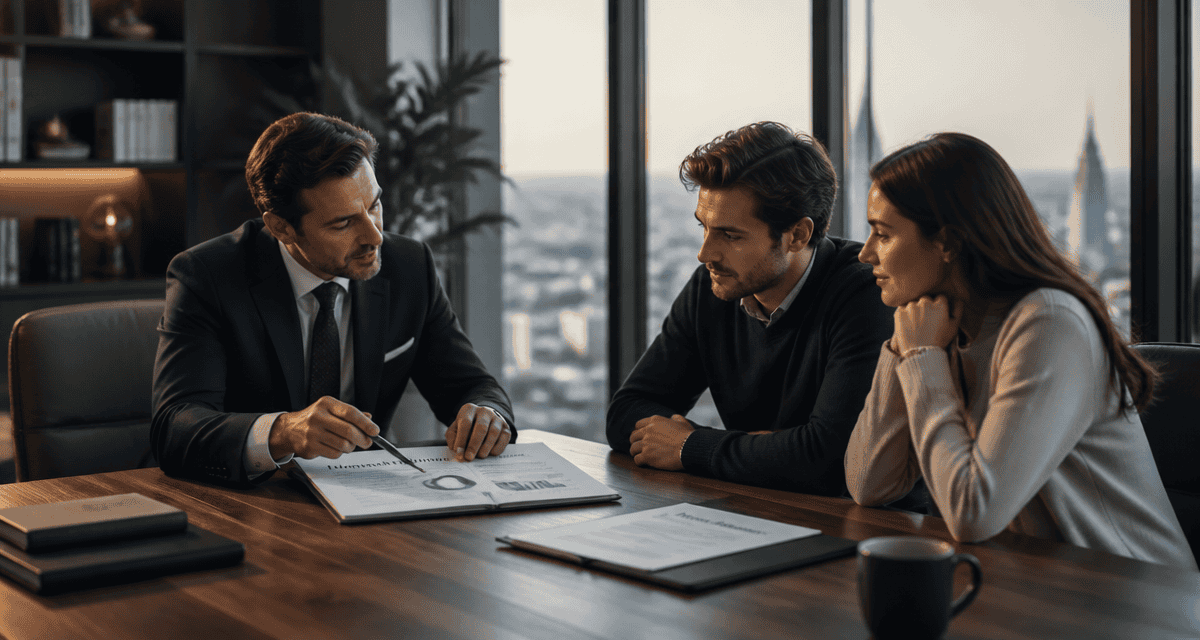 intencial patrimoine conseiller présente à des investisseurs