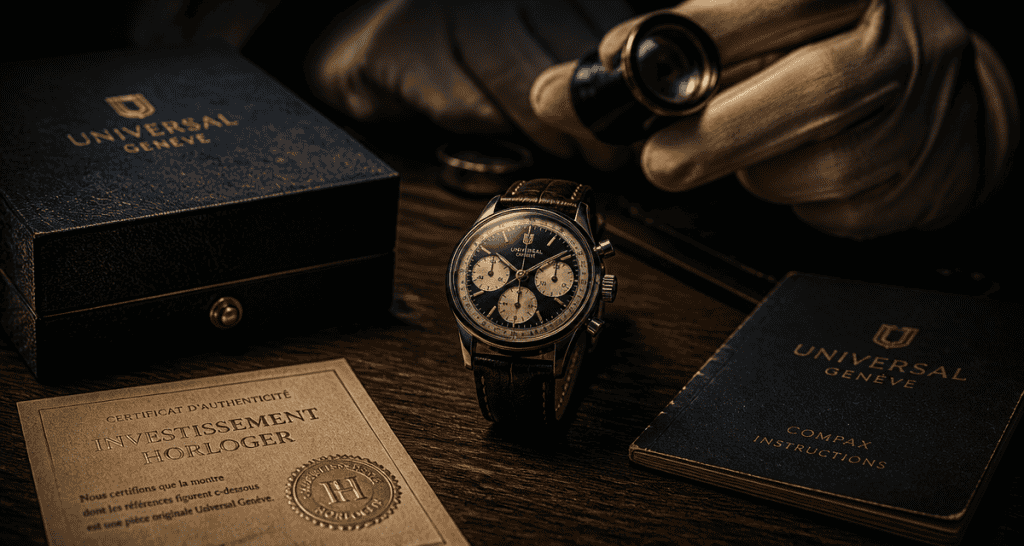 investir dans une montre vintage luxe avec certificat