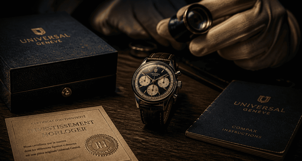 investir dans une montre vintage luxe avec certificat