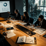 Réunion marketing stratégique opérationnel en entreprise