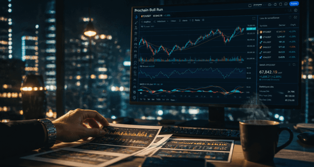 prochain bull run crypto graphique analyse