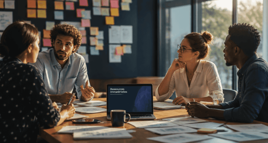 Réunion équipe ressources immaterielles