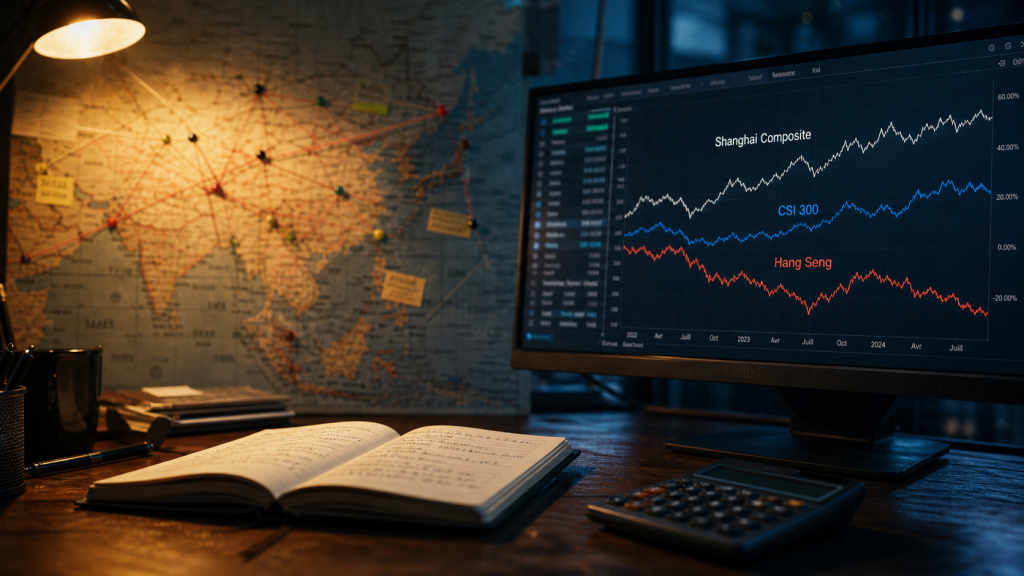 Bourse chine indice : Shanghai Composite et CSI 300