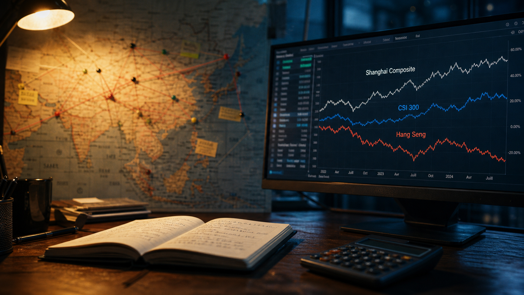 Bourse chine indice : Shanghai Composite et CSI 300