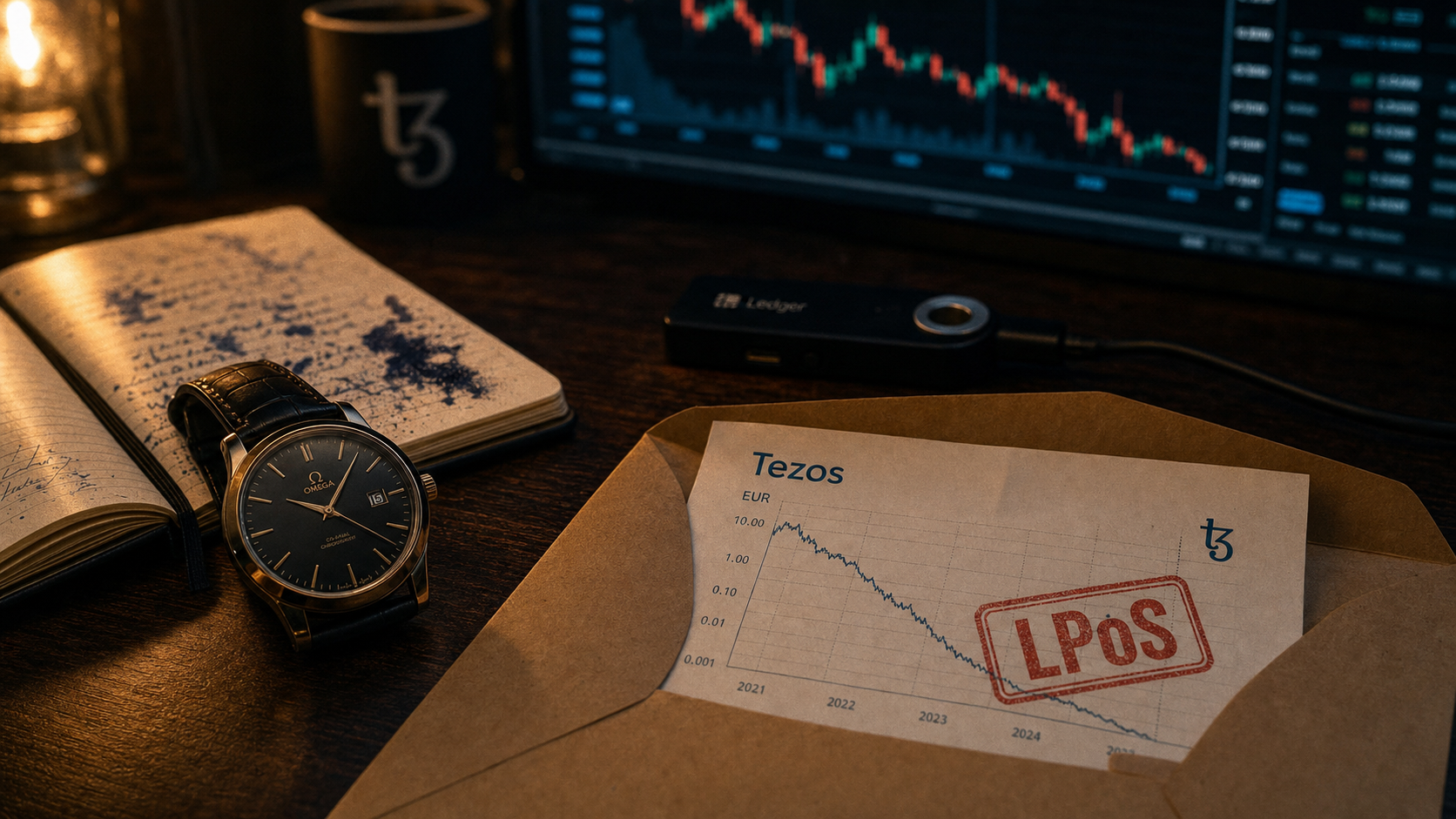 Cours tezos : graphique en baisse et opportunité de rebond