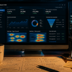 cro marketing dashboard avec heatmaps et statistiques