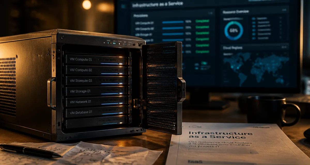 Infrastructure as a service : baie serveur et machines virtuelles, coûts et agilité